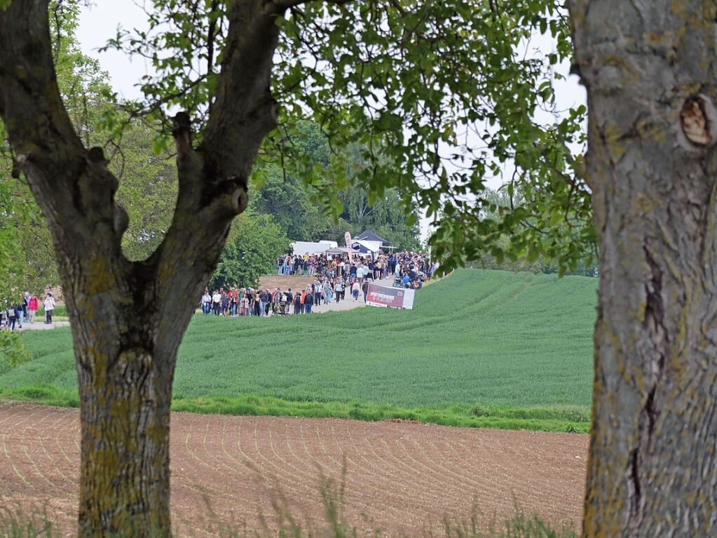 Auf Schusterst Rappen durch das Markgrfler Hgelland. Zwischendurch gab’s mehr als reichlich Gelegenheit zur Einkehr.