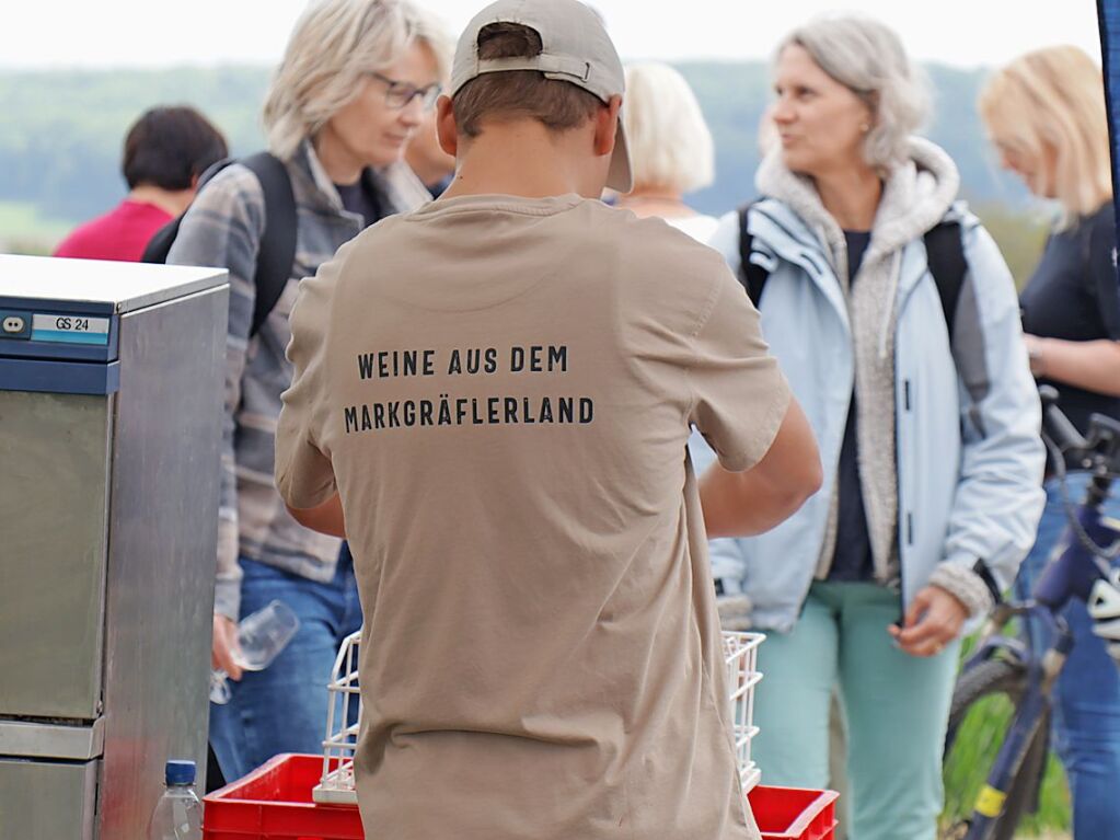 Auf Schusterst Rappen durch das Markgrfler Hgelland. Zwischendurch gab’s mehr als reichlich Gelegenheit zur Einkehr.