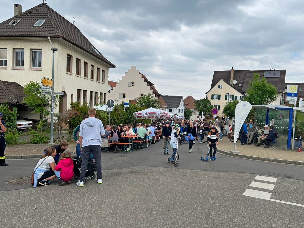 Auf Schusterst Rappen durch das Markgrfler Hgelland. Zwischendurch gab’s mehr als reichlich Gelegenheit zur Einkehr.