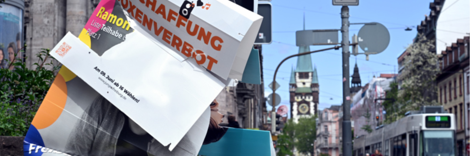 Auch in Freiburg schlgt Wahlkmpfern mitunter eine aggressive Stimmung entgegen