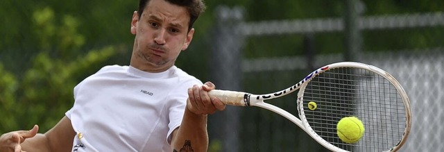 Paul Gogonea und der TC BW Oberweier h...enzach keine leichte Aufgabe vor sich.  | Foto: Wolfgang Knstle