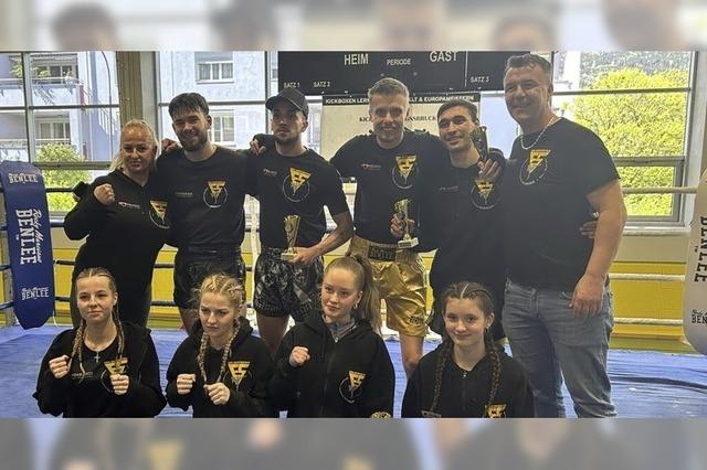 Freude ber Medaillen bei den Kickboxern aus Breitnau