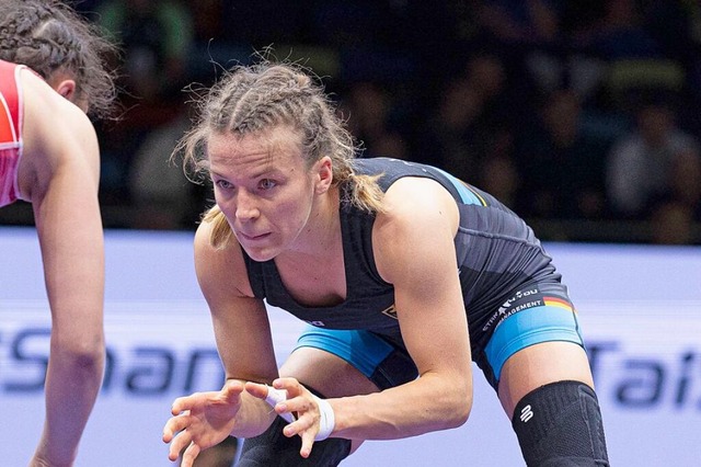 Lauert in Istanbul auf ihr Olympia-Ticket: Annika Wendle  | Foto: IMAGO/United World Wrestling / Kadir C