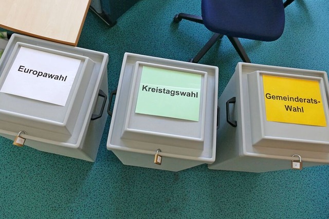 Die Vorbereitungen fr den Wahlsonntag am 9. Juni sind weit gediehen.  | Foto: Frank Schoch