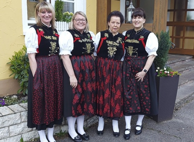 Die Trachten sind bei der Trachtengruppe Todtmoos natrlich Programm.  | Foto: Verein