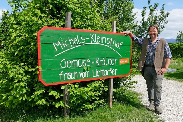 Michael Selinger betreibt bei Tunsel d...rieb &#8222;Michels Kleinsthof&#8220;.  | Foto: Andrea Drescher