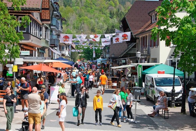 Impressionen vom Lebkchlermarkt in To...am heutigen Sonntag noch geffnet hat.  | Foto: Andreas Bhm