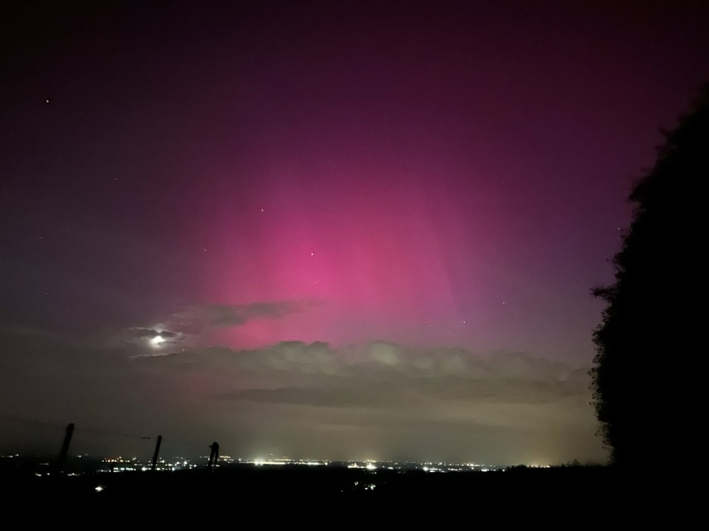 Blick von Muggardt  aus ber die Rheinebene