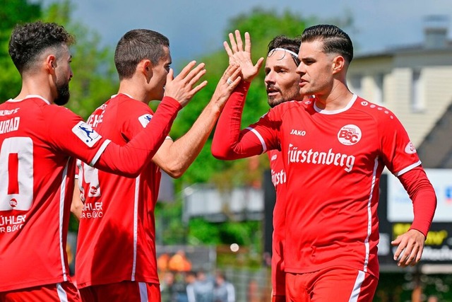 Abklatschen fr eine sechste Saison in...an Pepic und Luca Kbele (Archivbild).  | Foto: Claus G. Stoll