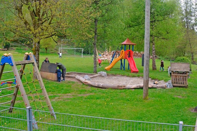 Der bestehende Spielplatz in Wagenstei...ebnisrume fr Kinder und Jugendliche.  | Foto: Janna Kies