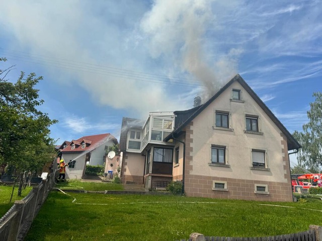 Die Feuerwehr hatte am 12. Mai einen Groeinsatz in Freiamt-Hardt.  | Foto: Feuerwehr Freiamt