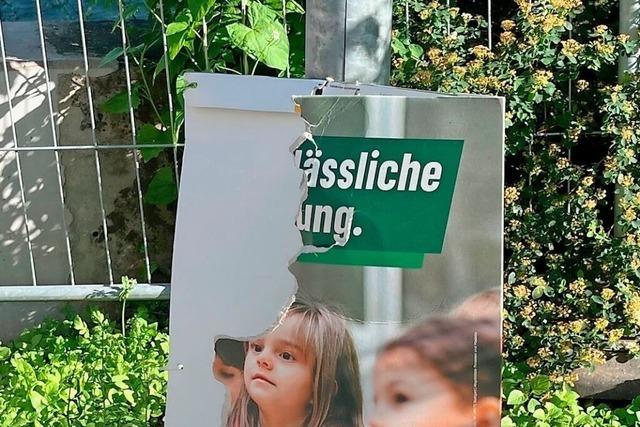 Waldkircher Grne kritisieren Vandalismus gegen Wahlplakate