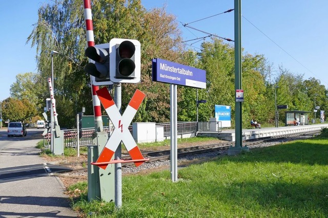 Statt Zgen fahren hier bald Busse &#8211; fr gut einen Monat.  | Foto: Frank Schoch