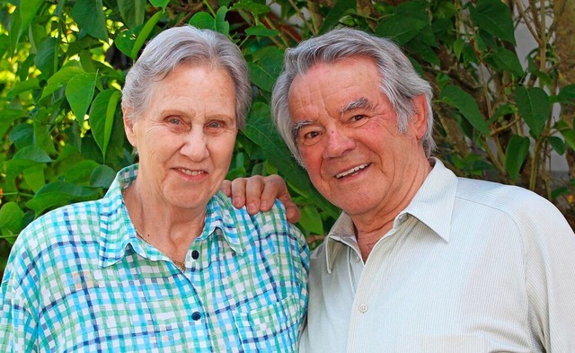 Hannelore und Hermann Gppert sind seit 60 Jahren verheiratet.  | Foto: Reiner Beschorner