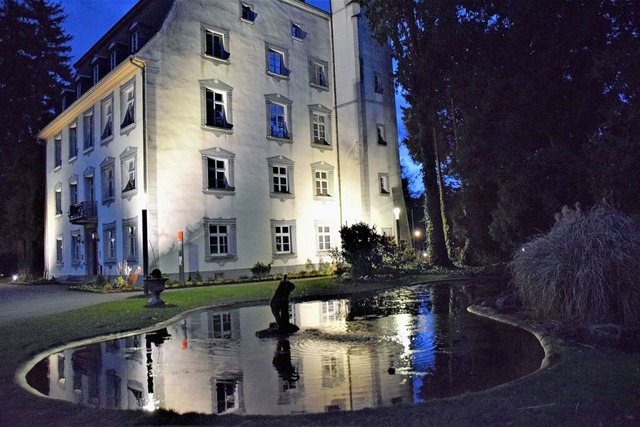 Der Schlosspark in Bad Sckingen zu spter Stunde  | Foto: Hildegard Siebold