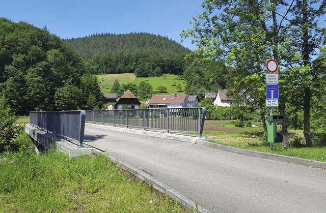 Die Wirtschaftswegebrcke in der Eisen...es Projekt des Schwarzwaldverfahrens.   | Foto: Beate Zehnle-Lehmann