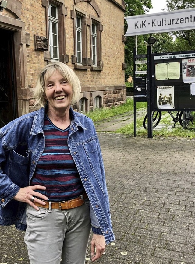 Loretta Bs vor dem KiK  | Foto: Gertrude Siefke/Stadt Offenburg