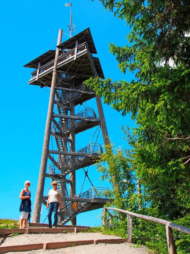 Der Turm auf dem Schauinslandgipfel  | Foto: Markus Donner