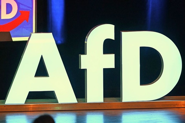 Die AfD verliert in Baden-Wrttemberg ...Umfrage zufolge deutlich an Zustimmung  | Foto: Bernd Weibrod (dpa)