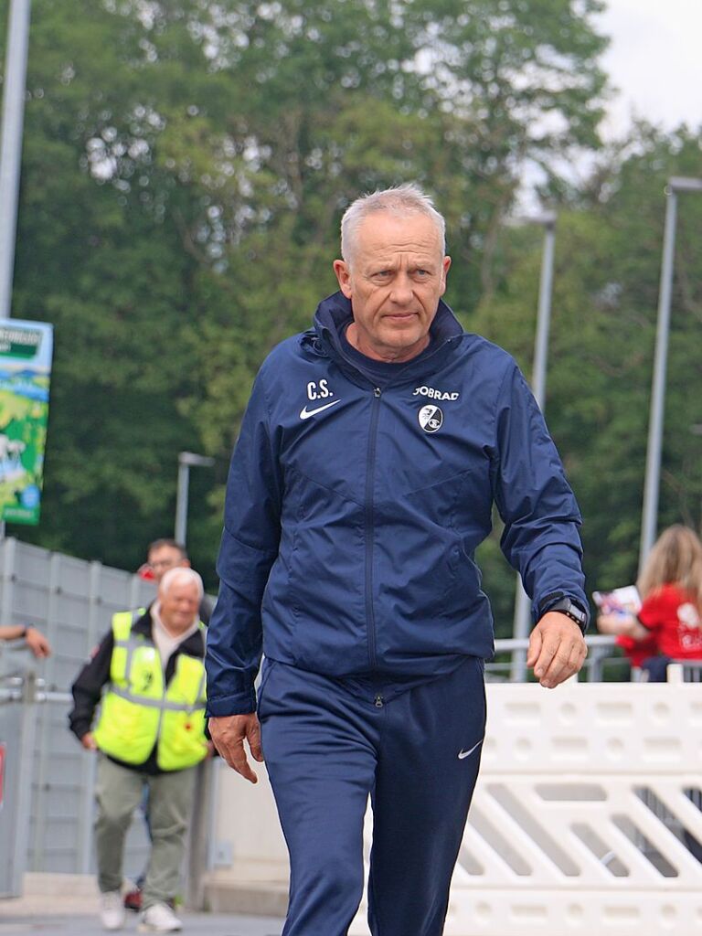 Kein ffentliches Training wie jedes andere: Zum letzten Mal unter Christian Streich wurde am heutigen Donnerstag ffentlich trainiert.