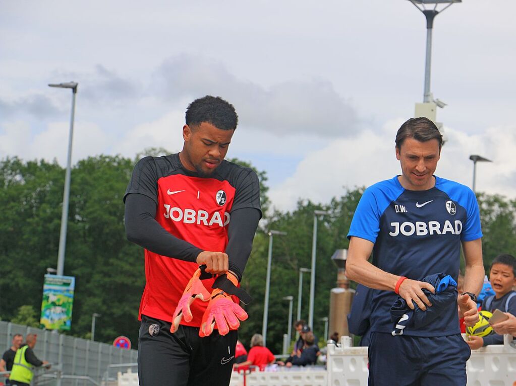 Kein ffentliches Training wie jedes andere: Zum letzten Mal unter Christian Streich wurde am heutigen Donnerstag ffentlich trainiert.