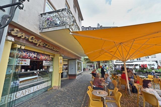 Freiburger Eiscaf Lazzarin muss Filiale am Mnsterplatz schlieen – nach 62 Jahren