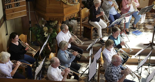 Der Posaunenchor hat bei seinem Geburt...begeisterte. Verstrkung wird gesucht.  | Foto: privat