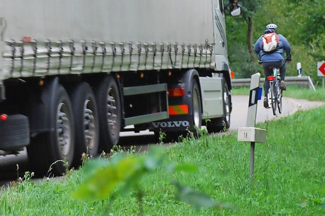 Eine Szene, wie sie sich tglich abspi...hen Adelhausen und Maulburg talwrts.   | Foto: ZVG/SPD-Ortsverein Minseln/Dinkelberg