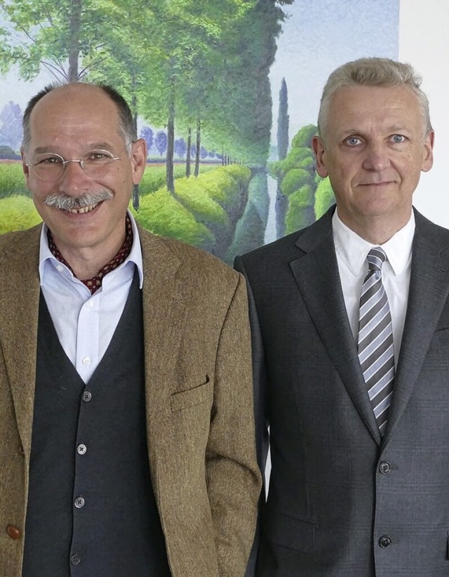 Die beiden Vorstnde der Schluchseewer...Nicolaus Rmer (links) und Stefan Vogt  | Foto: Martin Kpfer