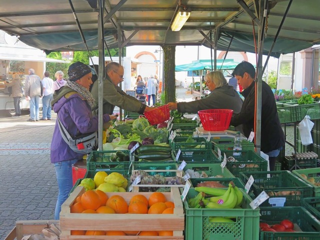 Frische und regionale Produkte werden von der Kundschaft geschtzt.  | Foto: Peter Gerigk