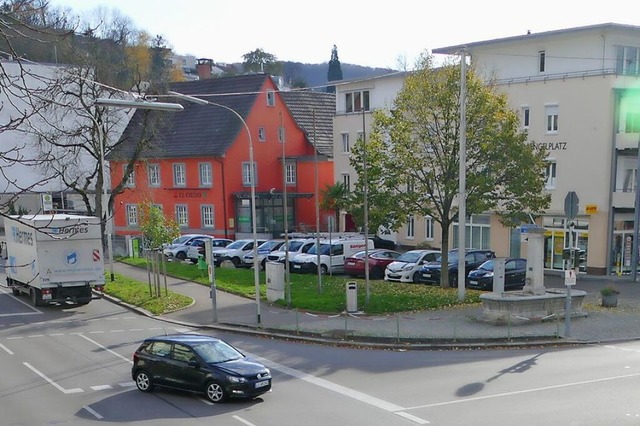 Der Engelplatz vom Gasthaus Lasser gesehen.  | Foto: Peter Gerigk