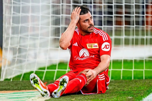Steigt Ex-Nationalspieler Kevin Volland mit Union Berlin in die zweite Liga ab?  | Foto: Tom Weller (dpa)