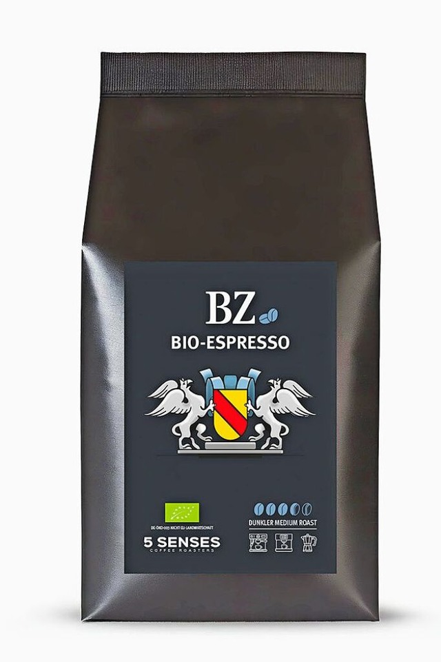 Die 500 Gramm Packung des BZ-Bio-Espresso gibt es  im Shop von BZ.medien  | Foto: BZ.medien