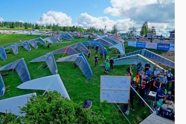 Drachenflieger: Swiss Open und Deutsche Meisterschaften am Kandel