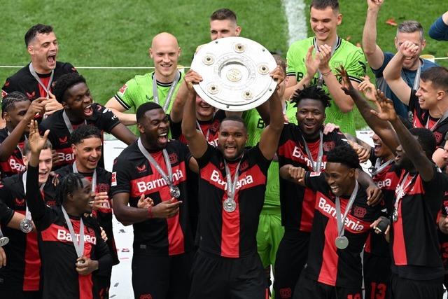 Der deutsche Fuball-Meister Bayer Leverkusen knackt eine Reihe von Rekorden
