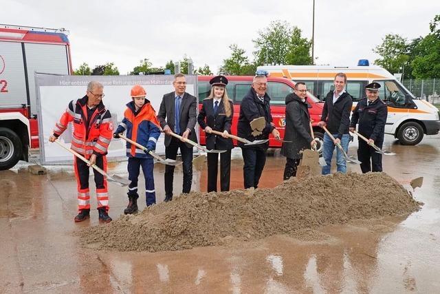 Am Malterdinger Bahnhof entsteht ein neues Rettungszentrum