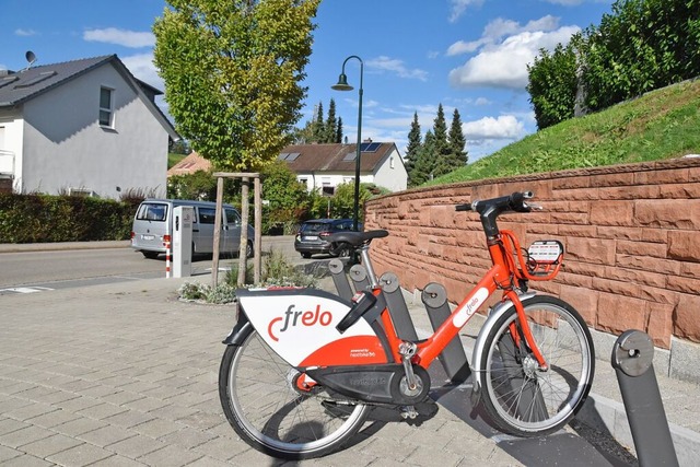 In Gundelfingen und Freiburg finden si...ereits Stationen mit Frelo-Leihrdern.  | Foto: Sebastian Krger