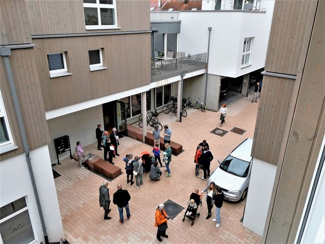 Das neue Wohnquartier Dreiknig wurde eingeweiht.   | Foto: Sylvia-Karina Jahn