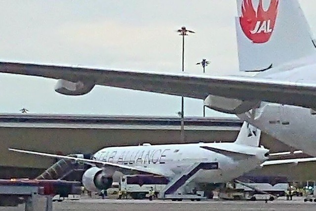 Die Boeing 777-300ER der Singapore Air...ional Airport in Bangkok gelandet war.  | Foto: Pongsakorn Rodphai (dpa)