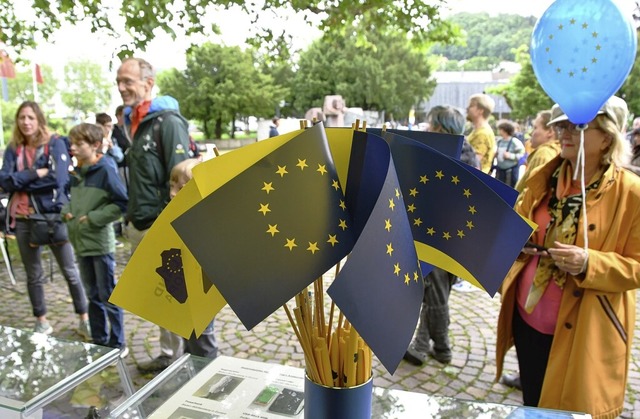 &#8222;The Lnd in Europa&#8220; machte Station in Lrrach.   | Foto: Barbara Ruda