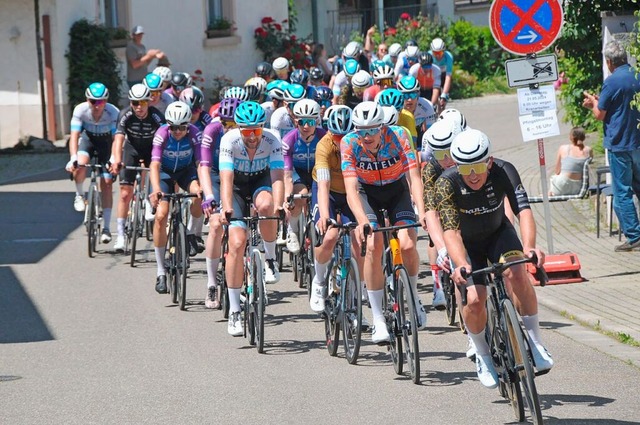 Hochklassigen Radsport gab es ber Pfingsten in Wyhl, Achkarren und Merdingen.  | Foto: Sebastian Ehret