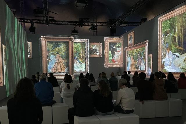 Digitale Pinselstriche: Die immersive Ausstellung "Monets Garten" auf dem Freiburger Messegelnde macht Kunst erlebbar