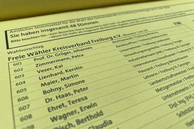 Panne bei Versand der Stimmzettel fr Kommunalwahl in Freiburg