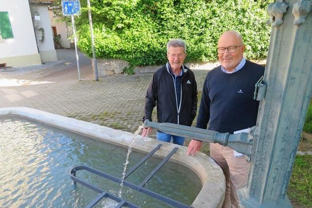 Der erste Brunnen in Lrrach-Stetten ist saniert – nun werden Paten gesucht