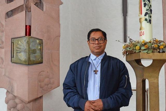 Fast vier Jahre war Pater Thomas auf Mission im Elztal – nun geht der aus Indien stammende Geistliche wieder