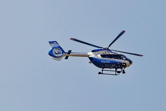 Polizei sucht Senior in Lahr mit Hubschrauber – der kehrt selbst wieder zurck