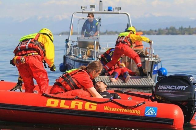 DLRG-Rettungsschwimmer in Baden-Wrttemberg retten Dutzenden Menschen das Leben