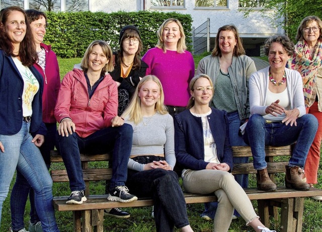 Die zehn Kandidatinnen fr die Frauenliste Heuweiler   | Foto: Holger Borst