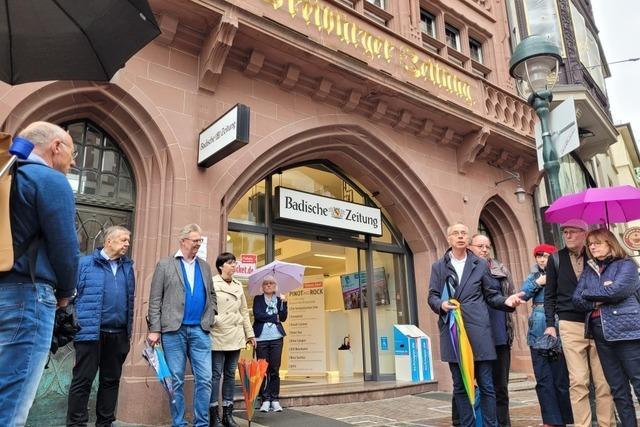 Ein Rundgang durch Freiburg zeigt, wie viel Grundgesetz in der Innenstadt versteckt ist
