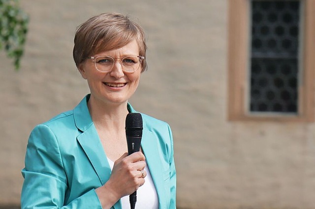 Franziska Brantner zu Gast in Mllheim  | Foto: Alexander Huber